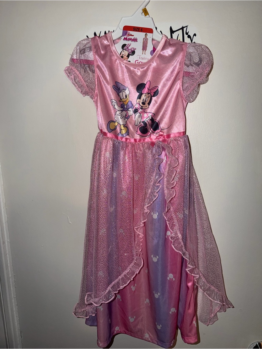 Disney Pink Minnie & Daisy Sparkle Dress Costume